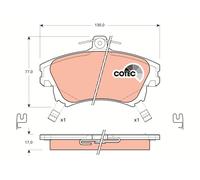 Trw GDB1313 Kit Pastiglie Freno a Disco