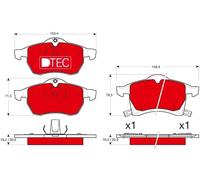 TRW GDB1350DTE KIT PASTIGLIE FRENO, FRENO A DISCO