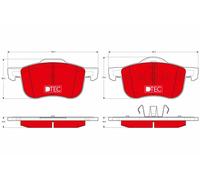Set di pastiglie freno TRW GDB1388DTE, fronte
