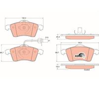 TRW GDB1391 Kit pastiglie freni