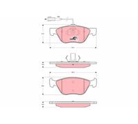 TRW GDB1427 Kit pastiglie freno, Freno a disco per ALFA ROMEO