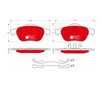 TRW GDB1468DTE Pastiglie Freno Ceppi Freno Frontale per Renault
