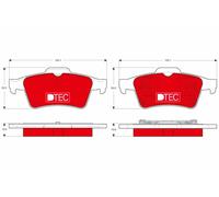 TRW GDB1469DTE Kit pastiglie freno, Freno a disco per CHEVROLET,FORD,NISSAN,OPEL