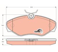 TRW GDB1478 Kit pastiglie freno, Freno a disco per NISSAN,OPEL,RENAULT,VAUXHALL