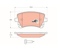TRW GDB1516 Kit pastiglie freno, Freno a disco per AUDI,AUDI (FAW),HONGQI,VW