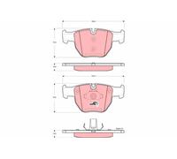 TRW GDB1526 Kit pastiglie freni