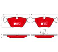 TRW GDB1531DTE KIT PASTIGLIE FRENO, FRENO A DISCO