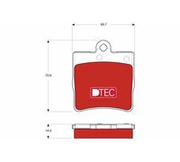TRW GDB1545DTE Kit pastiglie freno, Freno a disco per CHRYSLER,MERCEDES-BENZ