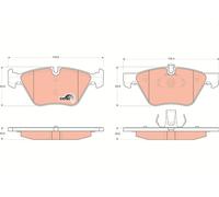 TRW GDB1559 KIT PASTIGLIE FRENO, FRENO A DISCO