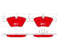 TRW GDB1559DTE KIT PASTIGLIE FRENO, FRENO A DISCO