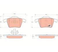 TRW GDB1566 KIT PASTIGLIE FRENO, FRENO A DISCO