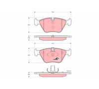 TRW GDB1577 Kit pastiglie freni