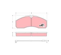 Set di pastiglie freno TRW GDB1610