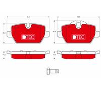 TRW GDB1612DTE Kit pastiglie freni