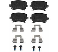 TRW GDB1622 Pastiglie Freno Set di 4 para Volkswagen Rabbit V (1K1) 2003-2010 Assale Posteriore e Altri Veicoli