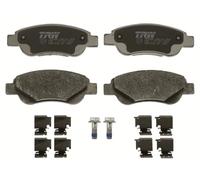 TRW GDB1633 Pastiglie Freno Set di 4 per Toyota Aygo (_B1_) 2005-2014 Assale Anteriore e altri veicoli
