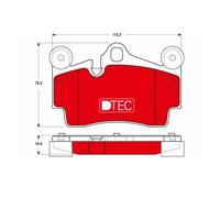 TRW GDB1653DTE Pastiglie Freno Ceppi Freno Posteriore per Audi Porsche VW