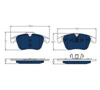 TRW GDB1683BTE KIT PASTIGLIE FRENO, FRENO A DISCO