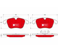 Set di pastiglie freno TRW GDB1683DTE, anteriore