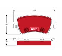 TRW GDB1685DTE Kit pastiglie freno, Freno a disco per FORD,LAND ROVER,MERCEDES-B