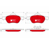 TRW GDB1687DTE Kit pastiglie freno, Freno a disco per RENAULT