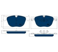 TRW GDB1726BTE Kit pastiglie freni