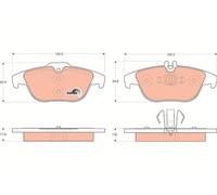 TRW GDB1738 KIT PASTIGLIE FRENO, FRENO A DISCO