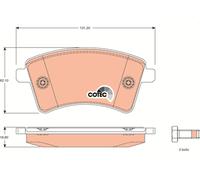 TRW GDB1785 Kit pastiglie freno, Freno a disco per MERCEDES-BENZ,NISSAN,RENAULT