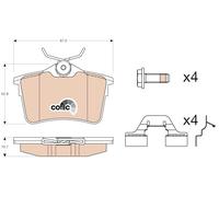 TRW GDB1799 KIT PASTIGLIE FRENO, FRENO A DISCO