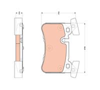 TRW GDB1856 Kit pastiglie freno, Freno a disco per MERCEDES-BENZ