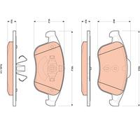TRW GDB1896 Kit pastiglie freno, Freno a disco per RENAULT