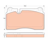 TRW GDB1912 Kit pastiglie freno, Freno a disco per AUDI,SEAT,VW