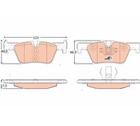 TRW GDB1919 Kit pastiglie freno, Freno a disco per BMW