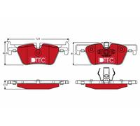 TRW GDB1919DTE Kit pastiglie freno, Freno a disco per BMW