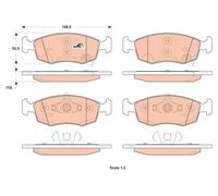 TRW GDB1921 KIT PASTIGLIE FRENO, FRENO A DISCO