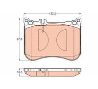 TRW GDB2019 Kit pastiglie freno, Freno a disco per MERCEDES-BENZ