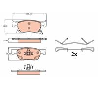 TRW GDB2138 Kit pastiglie freno, Freno a disco per HOLDEN,OPEL,VAUXHALL