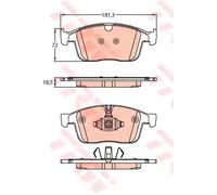 TRW GDB2146 Kit pastiglie freni