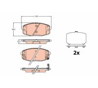 TRW kit pastiglie freno GDB2192