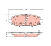 TRW Kit pastiglie freno GDB2360 - freno a disco per Jeep Wrangler IV (JL) 2017-