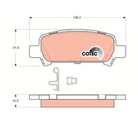 TRW GDB3223 KIT PASTIGLIE FRENO, FRENO A DISCO
