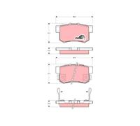 TRW GDB3269 KIT PASTIGLIE FRENO, FRENO A DISCO