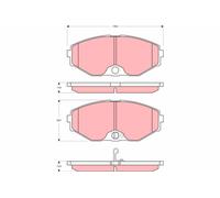 TRW GDB3273 Kit pastiglie freni