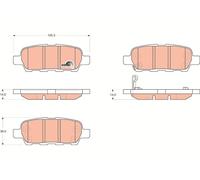 TRW GDB3294 KIT PASTIGLIE FRENO, FRENO A DISCO