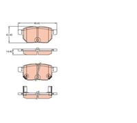 TRW GDB3454 KIT PASTIGLIE FRENO, FRENO A DISCO