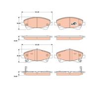 TRW GDB3479 KIT PASTIGLIE FRENO, FRENO A DISCO