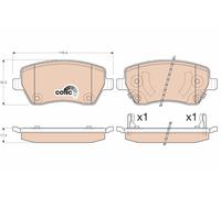 Trw GDB3546 Kit Pastiglie per Freno a Disco
