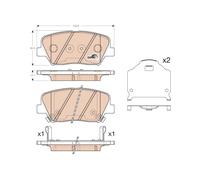 TRW GDB3549 KIT PASTIGLIE FRENO, FRENO A DISCO