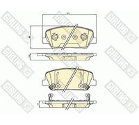 TRW GDB3621 Kit pastiglie freno, Freno a disco