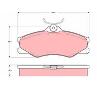 TRW GDB399 Kit pastiglie freni Anteriore per VW TRANSPORTER III Bus